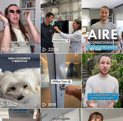 Daikin se adentra en TikTok para acercar la climatización sostenible a los usuarios