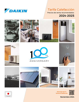 Daikin presenta sus nuevas tarifas de precios para 2025