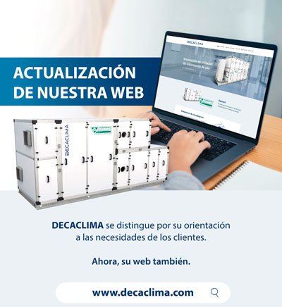 DECACLIMA actualiza su página web con un diseño más visual e intuitivo