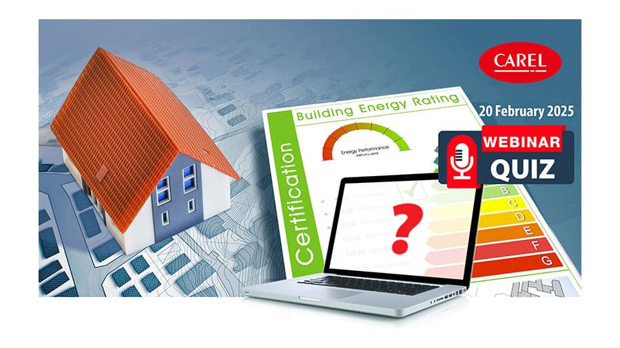 Nuevo webinar-quiz de CAREL sobre las normativas EPBD y ESPR