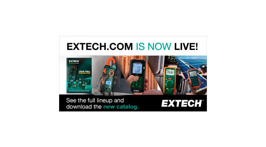 El nuevo sitio web Extech