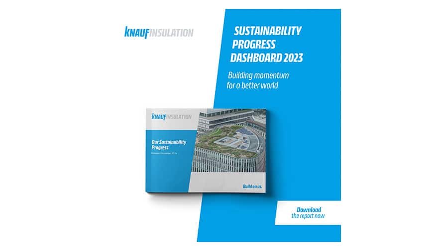Knauf Insulation reduce un 20,2% las emisiones de CO2 y avanza hacia el objetivo de conseguir una reducción del 50% para 2032