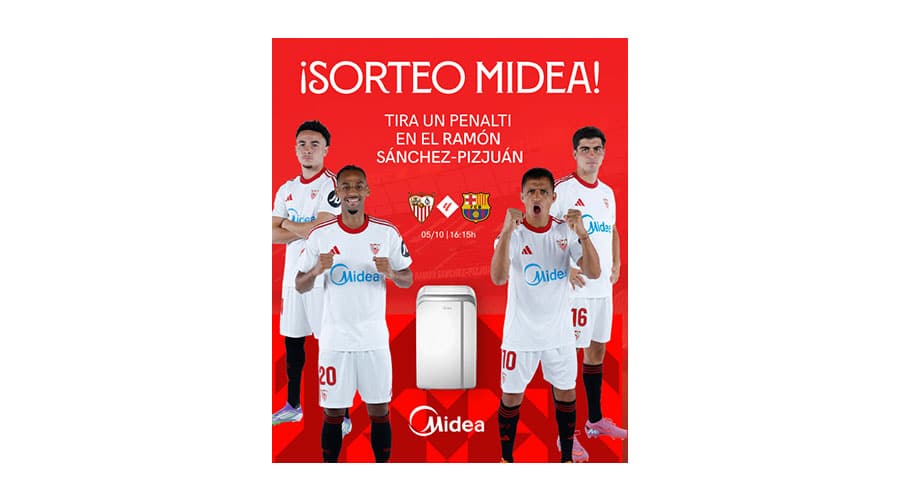 Midea hará debutar a tres aficionados del SevillaFC en el Ramón Sánchez-Pizjuán