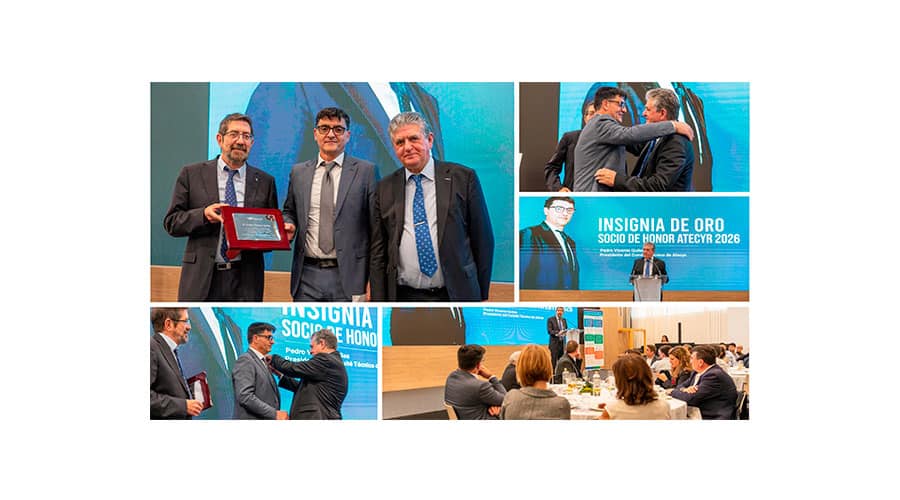 Pedro Vicente Quiles recibe la Insignia de Oro como Socio de Honor de Atecyr 2026
