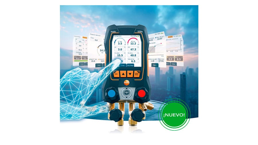Testo les presenta el nuevo analizador digital de refrigeración testo 558s
