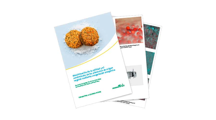 Carburos Metálicos expone las ventajas de la congelación criogénica de alimentos de origen vegetal en su último ‘libro blanco’