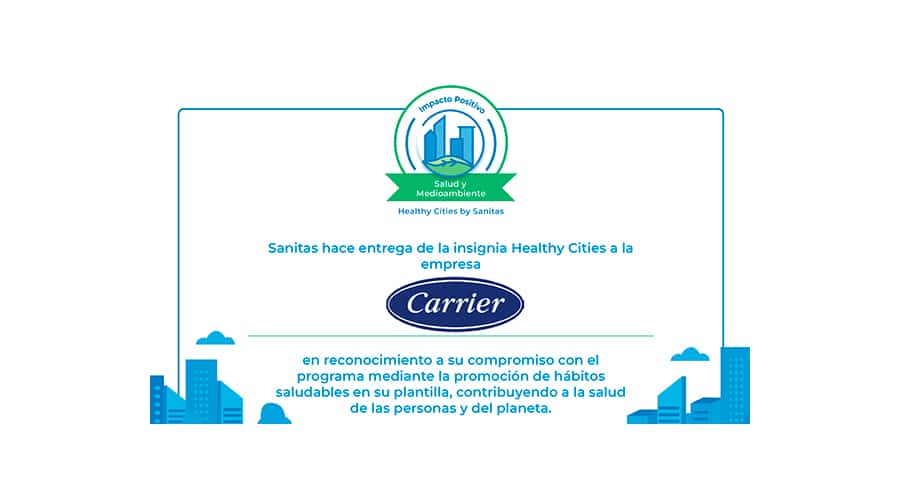 Carrier con Sanitas