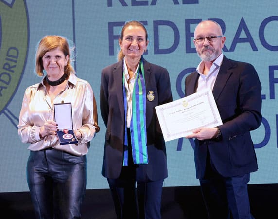 Daikin, ha sido galardonado por la Real Federación de Golf de Madrid con la Medalla de Oro al Mérito Institucional