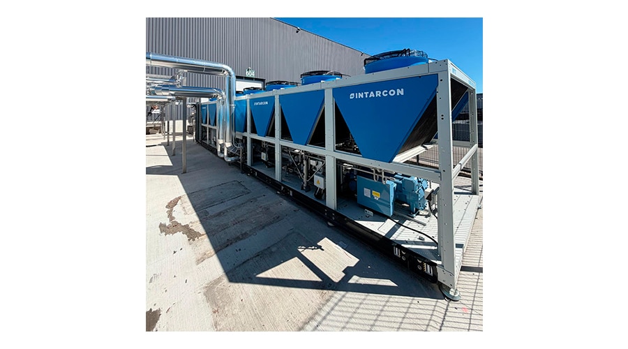 NP 1,36 MW de refrigeración industrial con NH₃ en un centro logístico de Francia