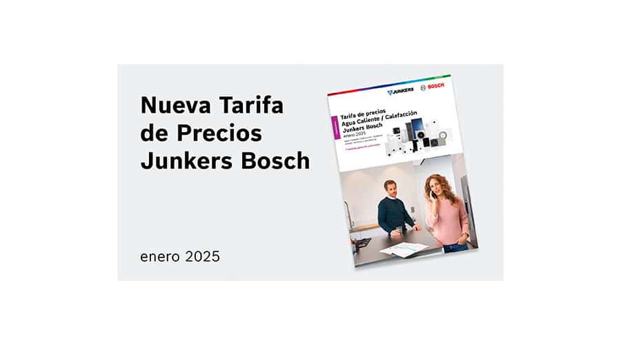 Junkers Bosch lanza su tarifa de precios 2025