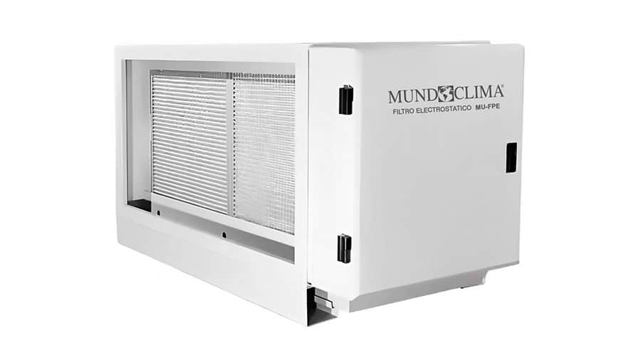 Salvador Escoda presenta los nuevos filtros electrostáticos para campanas industriales Mundoclima® MU-FPE
