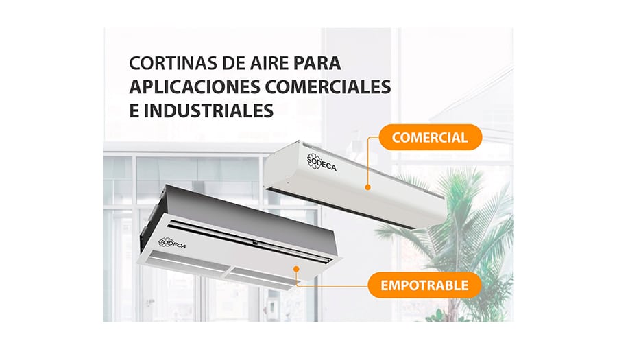 Sodeca cortinas de aire
